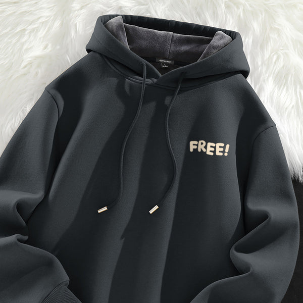 Velvet Padded Thickened Hooded Jacket