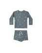 Children's Long-sleeve Two-piece Swimsuit