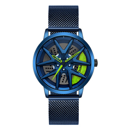 Cool Wheel Hollow Out Quartz Watch