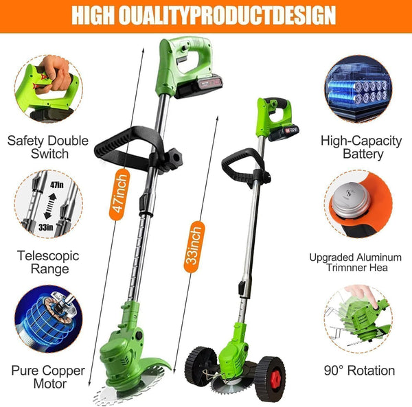 Cordless Strimmer Grass Trimmer 21V