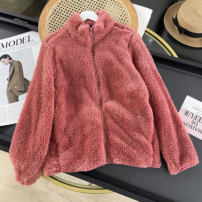 Women's Long Fleece full zip Cardigan