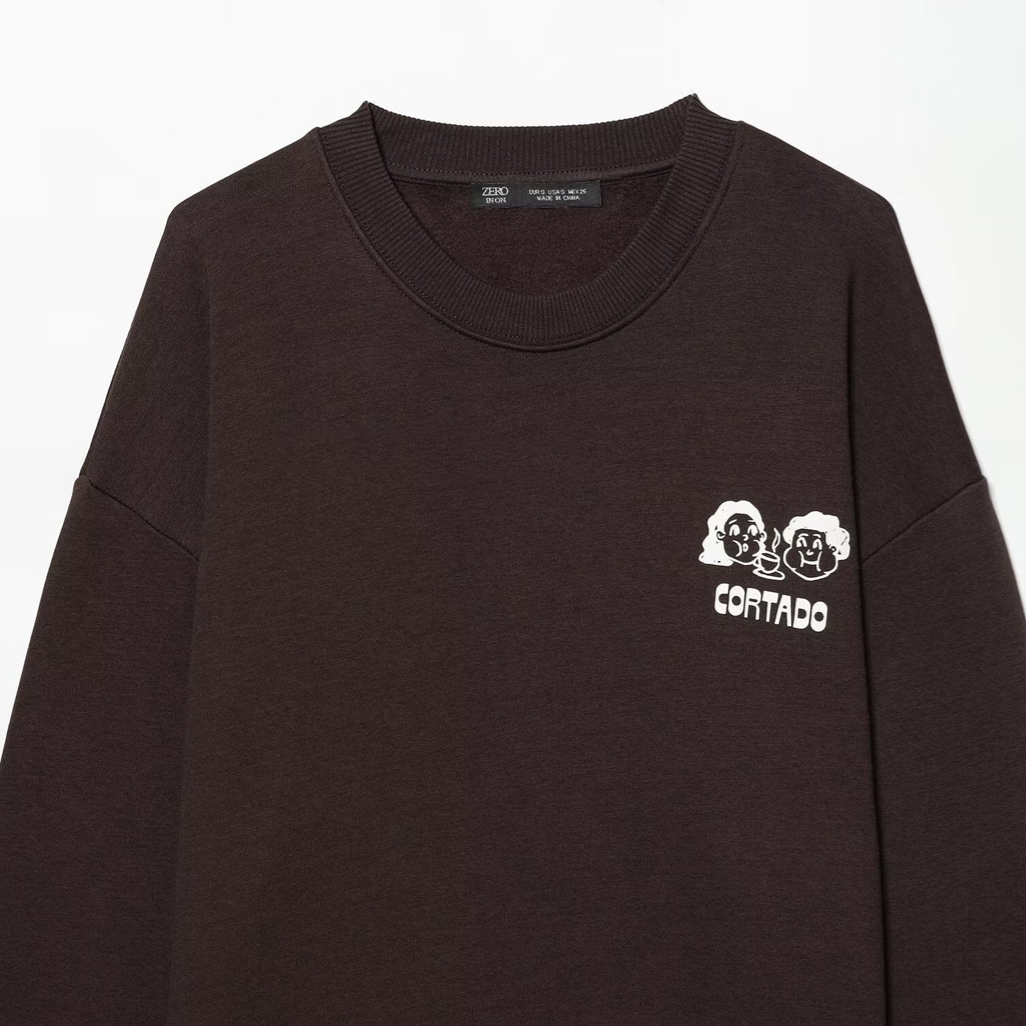 Spring cutting printed sweatshirts for women's