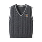 Women's Casual Fur-Collar Sweater Vest