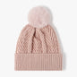 Cable knit pompom hat - view 6