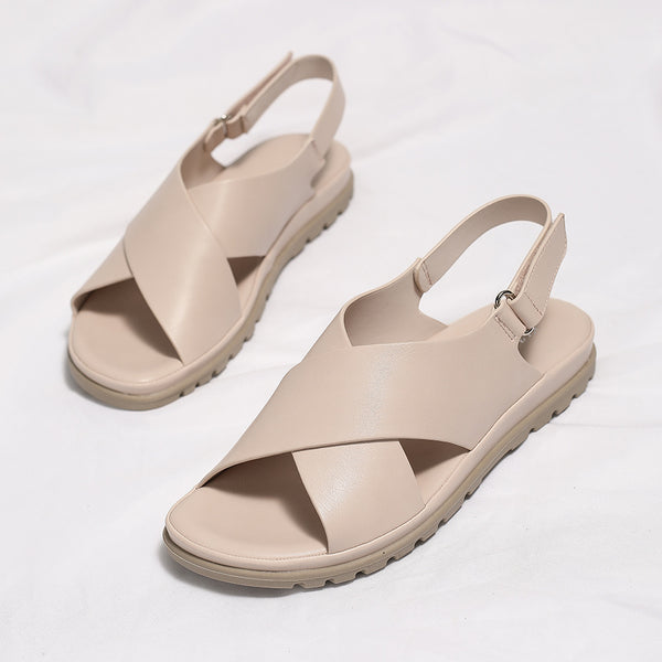 Women's Cross-Strap Flat Sandals