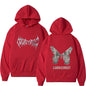 Hip Hop Butterfly Hoodie Streetwear
