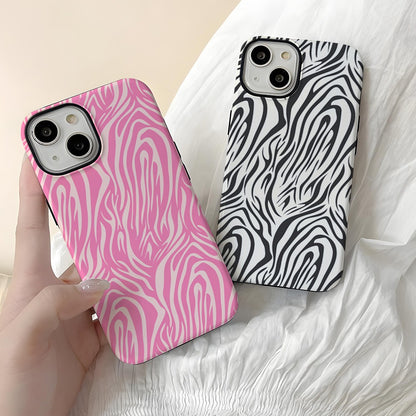 Tiger pattern Apple 16 phone protective case 2-in-1 film case phone case Apple 15pm hard case 13
