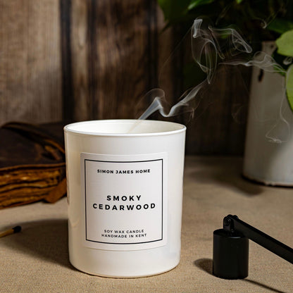 Smoky Cedarwood Candle - Handmade Soy Wax