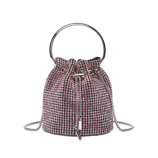 Diamond bucket bag for women