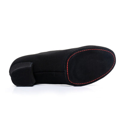 Chaussures de danse latine d'intérieur à double semelle en tissu Oxford pour hommes, chaussures d'entraînement de danse à talons hauts pour garçons, chaussures de danse de salon