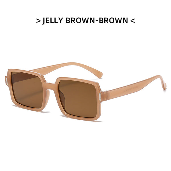 Lunettes de soleil carrées simples et tendance