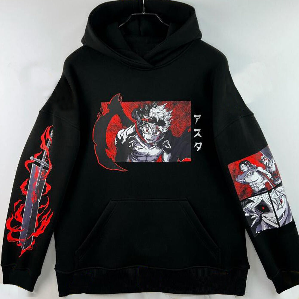 Black Clover Anime pullover hoodies