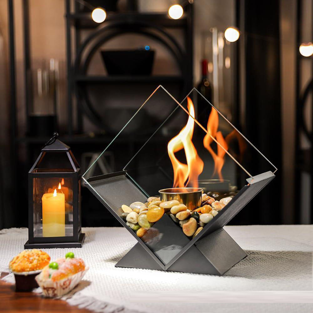 Desktop alcohol fireplace