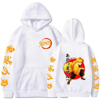 Blade Flame Pillar casual pullover hoodie