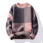 Casual Geometric Knit Sweater