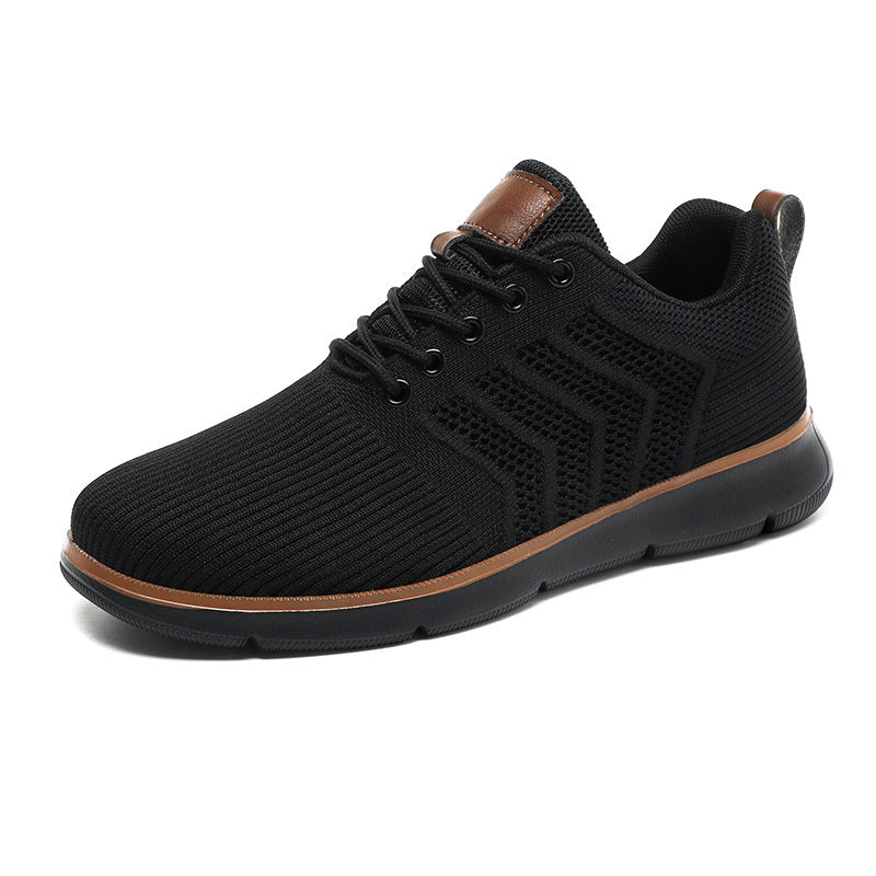 Mens Lace-up Mesh Sneakers