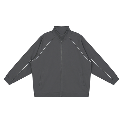 Waran Reflection Striped Raglan Sleeve Jacket 365GSM