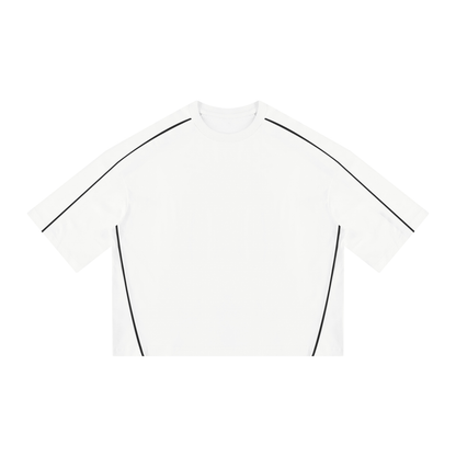 Unisex Heavyweight Boxy Piping T-Shirt