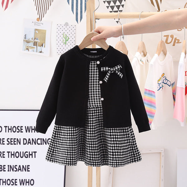 Girls Jacket Vest Skirt