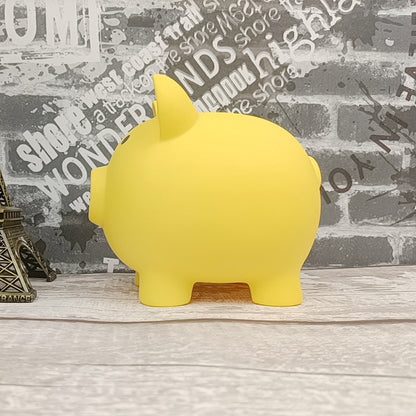 Children's Cute Cartoon Vinyl Pig Coin Bank Children Can't Break