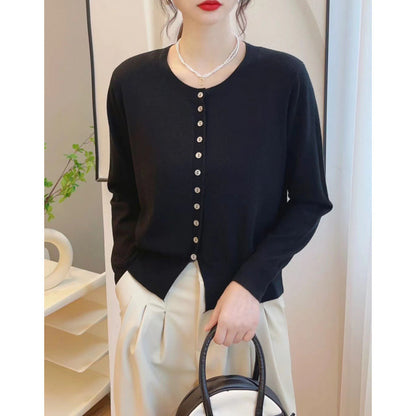 Knitted Sweater Small Cardigan Women