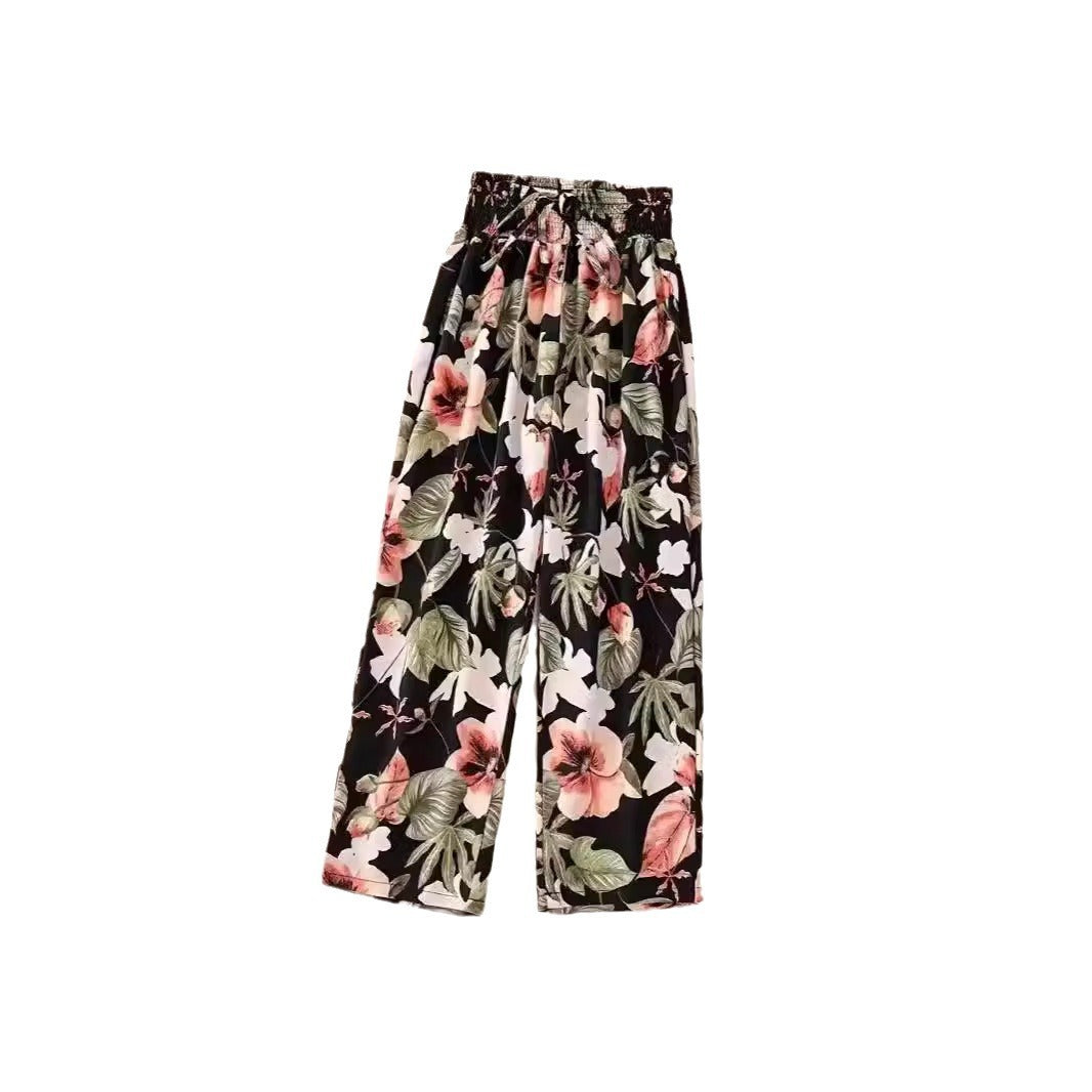 Casual Flower thin Pants