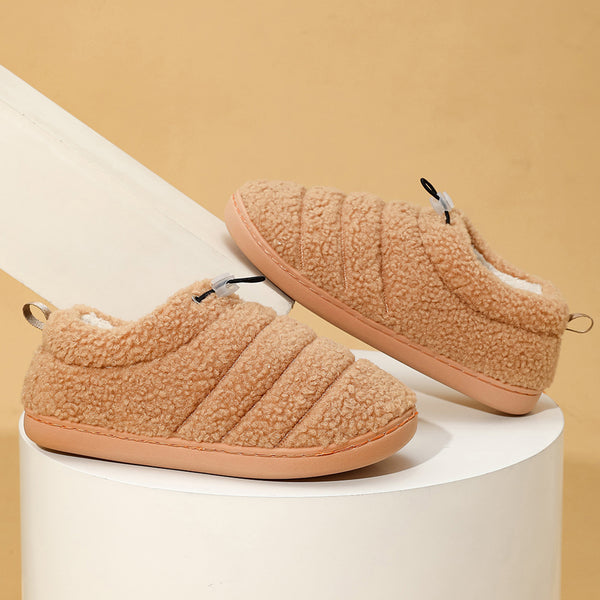 Linear Cotton Shoes Thickened Warm Non-slip - Stuffs & Savers