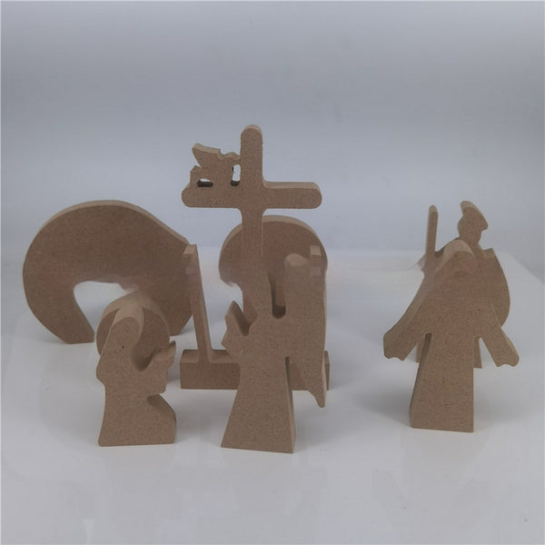 Décoration de Pâques en bois