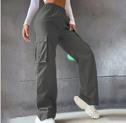 High Waist Wide Leg Straight trousers