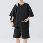 Men's Round Neck Quick-drying Breathable Loose Leisure Suit