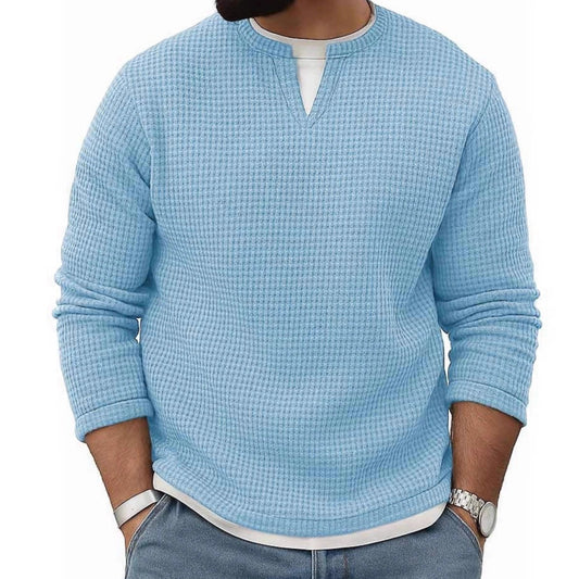 Crew-Neck Long-Sleeve Top
