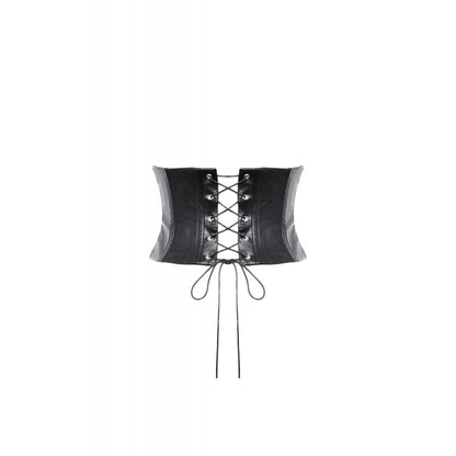 Dark in Love Elvira Faux Leather Layered Goth Waist Belt