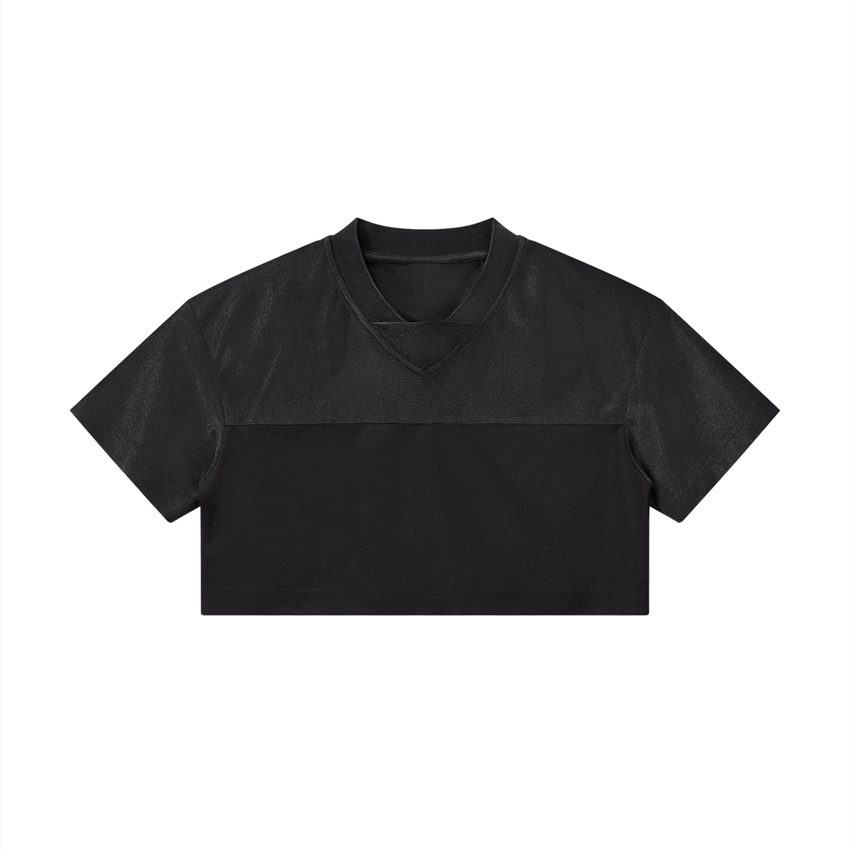 Women’s Cropped Paneled V-Neck Jersey