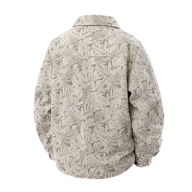 Corduroy Slim-fit Casual Jacket m
