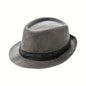 Vintage Trilby Gangster Straw Hats