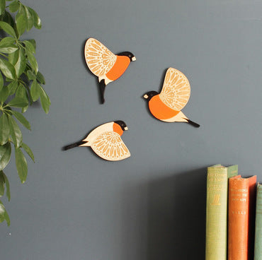 Wooden Flying Bird Wall Hanging Pendant