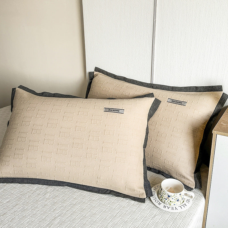 Heavy Cotton Pillowcase One-pair Package