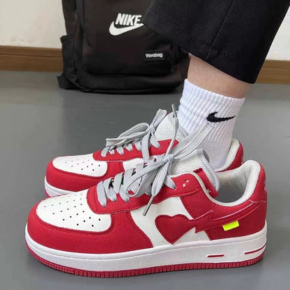 Chaussures de Sport Décontractées Épaisses à Semelle Compensée pour Homme