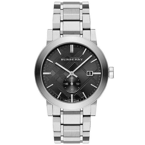 Burberry BU9901 Gents Silver Dial The City