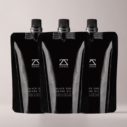 Black Oud Beard Oil 100mL Refill Pouch