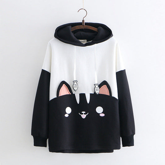 Women’s Oversized Hoodie – Casual Loose Fit Sweatshirt for Students