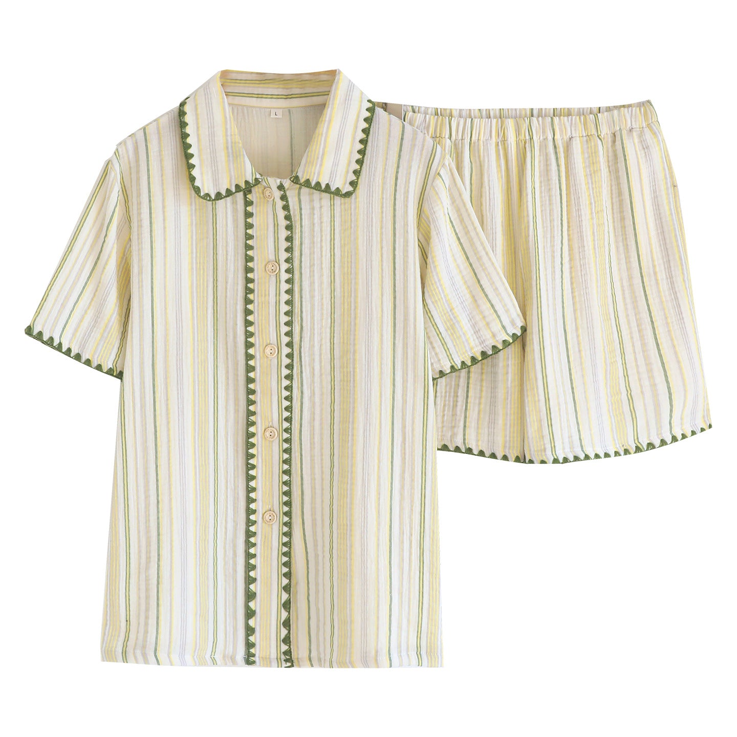 Comfortable Short-sleeve Sleepwear That Can Also Be Worn As Loungewear Set