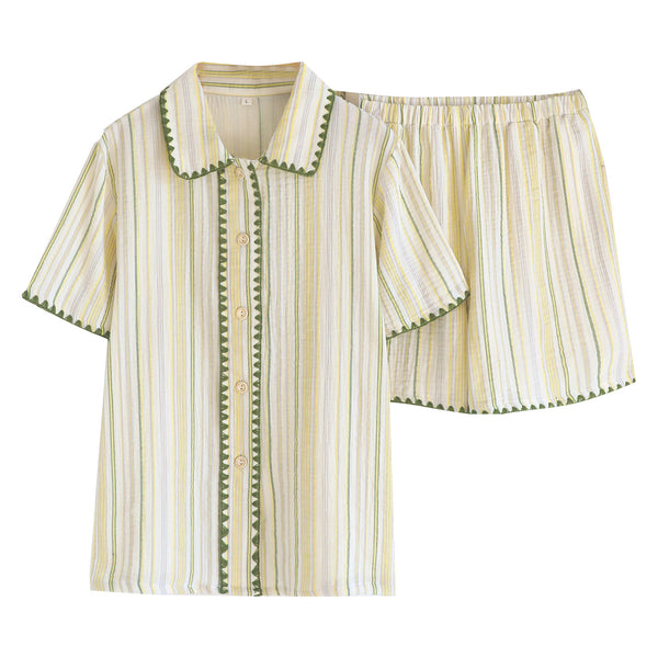 Comfortable Short-sleeve Sleepwear That Can Also Be Worn As Loungewear Set