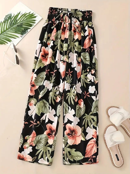 Casual Flower thin Pants