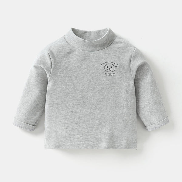 Vêtement pour bébé, t-shirt à col montant