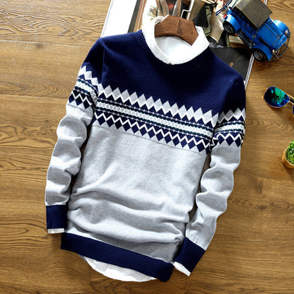 Mens wool knitted sweater