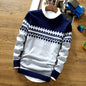 Mens wool knitted sweater
