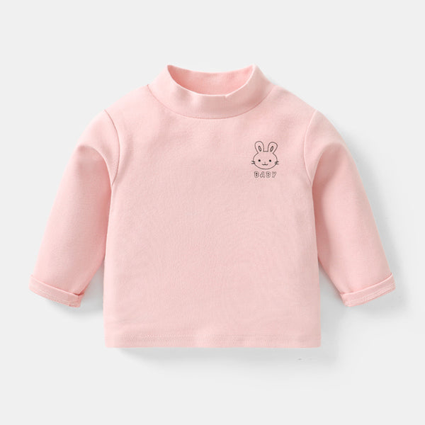 Vêtement pour bébé, t-shirt à col montant