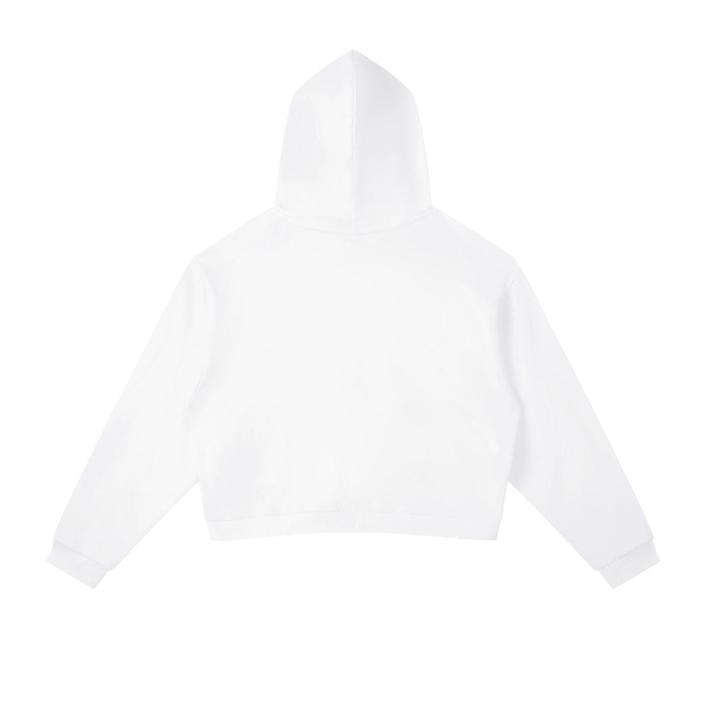 Contrast Side Stripe Cropped Hoodie 340GSM