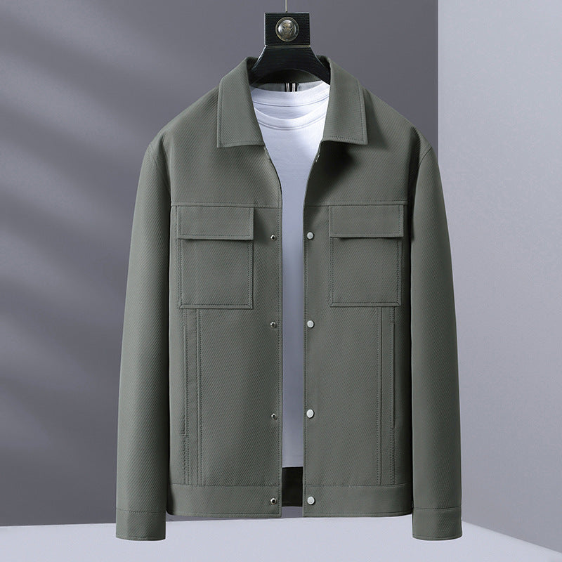 Casual Polo Collar Top cardigan